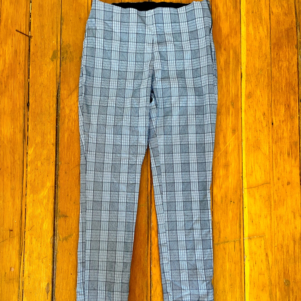 Grey Plaid Pants by A New Day